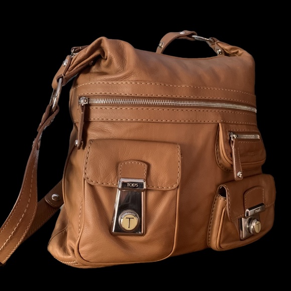 TOD’s Authentic Leather Satchel Shoulder Bag - Picture 2 of 4